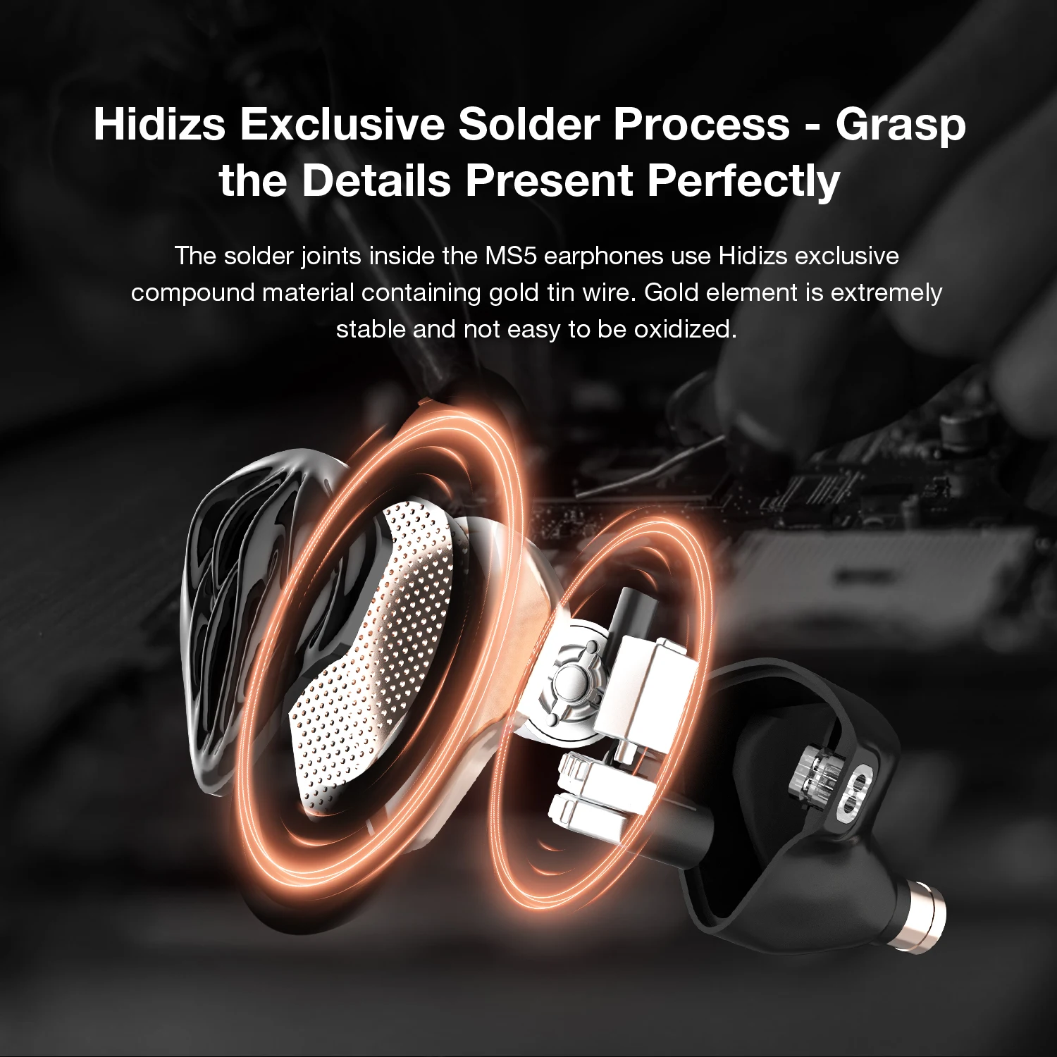 Hidizs MS5 4BA+1DD Hybrid 5 Units HiFi In-Ear Monitor Earphone