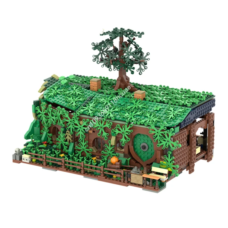 2011 Uds. MOC bolsa final árbol casa construcción alternativa modelo Juguetes de bloques arquitectura montar regalo de Navidad DIY Idea creativa