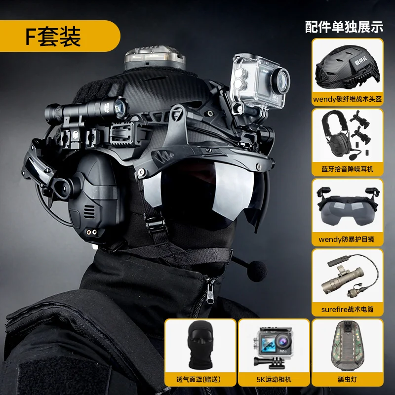 Casco táctico ultraligero de fibra de carbono FAST/Wendy 3,0 EXFIL/Caiman escalada entrenamiento rescate escalada casco de colisión