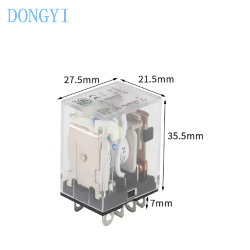 Intermediate Small Electromagnetic Relay Relay JQX-13F 10A DC12V DC24V AC220V