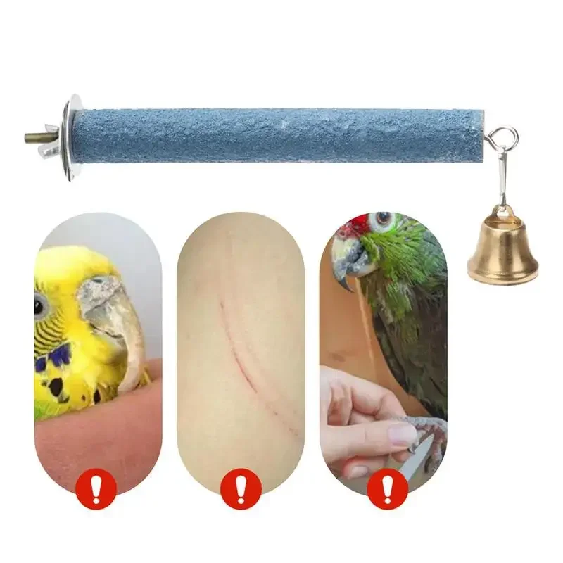 Wooden Bird Perch Stick Stand Chewing Toys Bird Cage Accessories For Sparrow Cockatiels Parrot Bird Grinding Claw Toys 앵무새용품