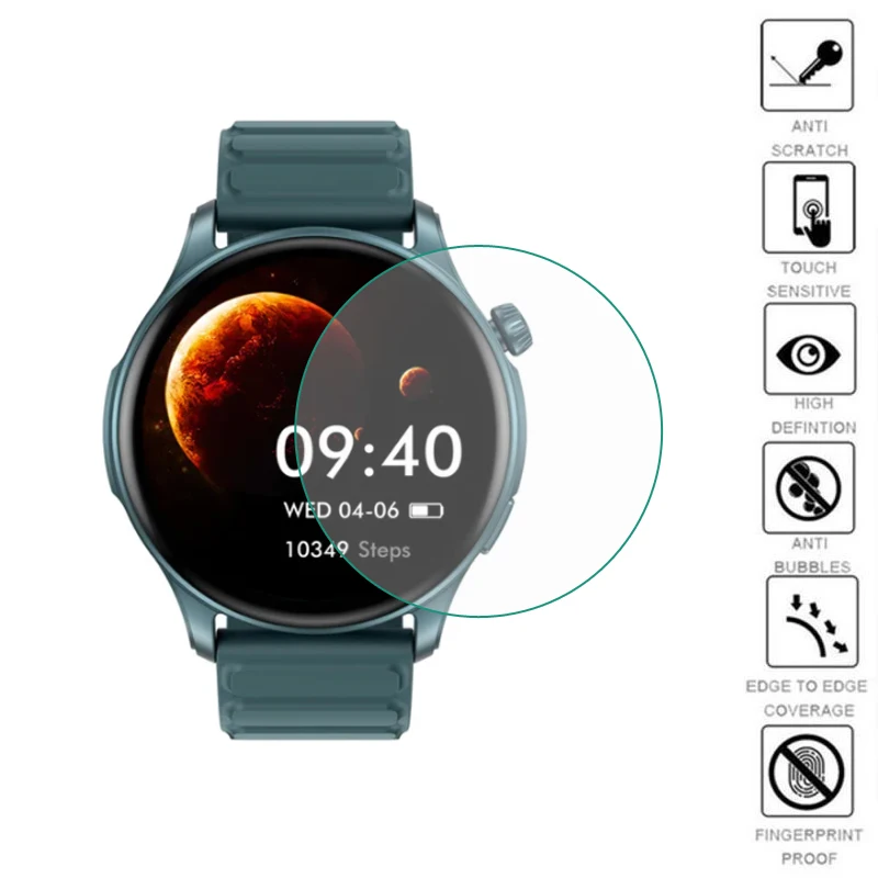 5pcs TPU Soft Smartwatch Clear Protective Film For Zeblaze Btalk 3 Pro Smart Watch Display Screen Protector Cover Accessories