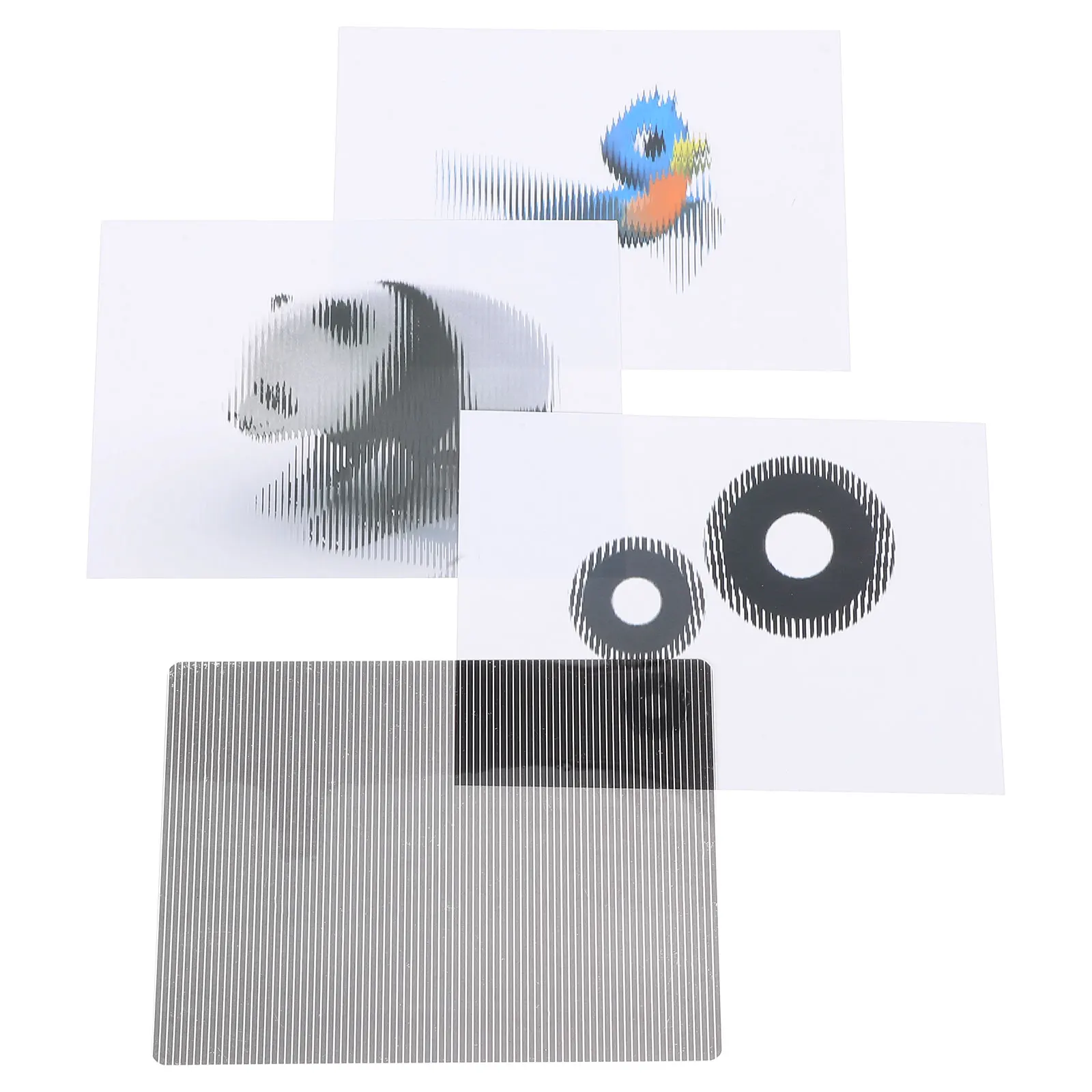 

Raster Animation Stripe Kit Science Experiment Toy Kids DIY Invention Visual Illusion Safe Paper Material
