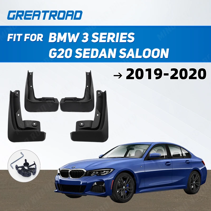

Спереди и сзади Брызговики автомобильные для BMW 3 серии G20 седан 2019 ~ 2020 Fender брызговик закрылки аксессуары для брызговиков
