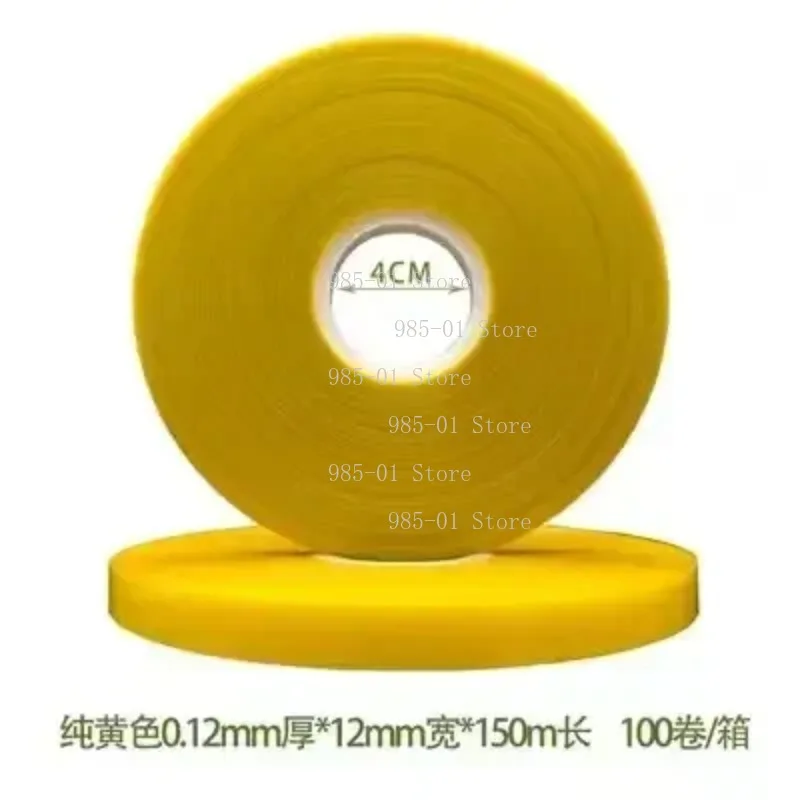 Transparent OPP Band Film Tape Hot Melt Adhesive Strapping Roll 12mm for Banding Machine
