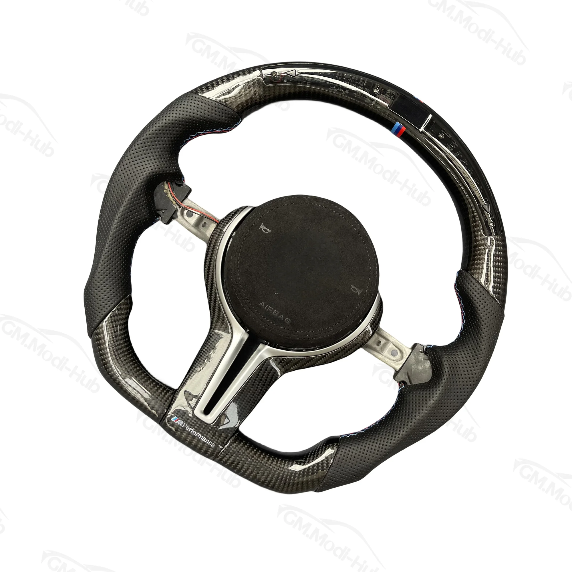 GM.Modi-Hub Factory Direct Carbon Fiber Steering Wheel For BMWs M2 M3 M4 F87 F80 F82 F83 M Sport