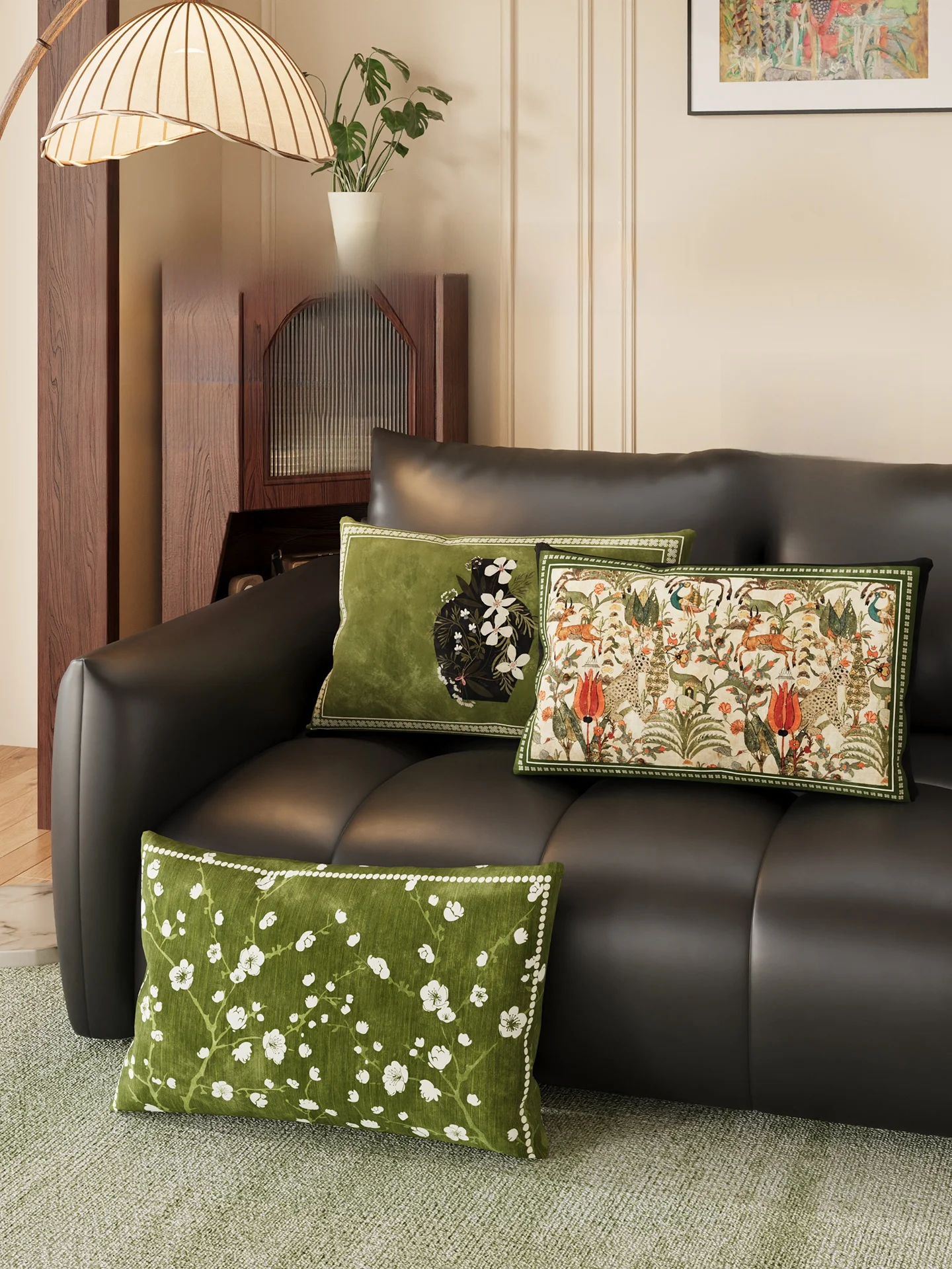 

Retro een Sofa Pillowcase Barest Pad Window Waist Pillow with Core Home Decorative Cuion Square Waable Cover