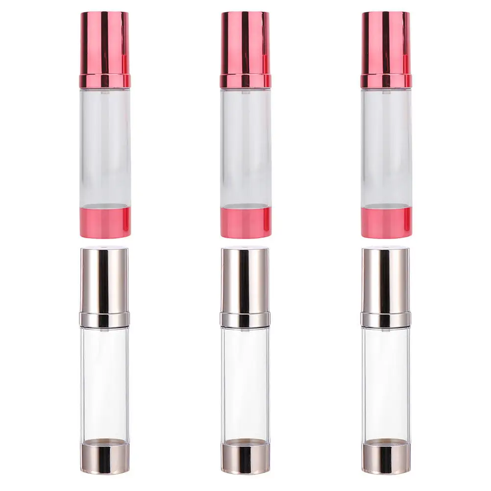 

6 шт., 15 мл, герметичные дорожные флаконы для лосьона, пустые контейнеры для косметики, прочные, легкие, для шампуня, макияжа