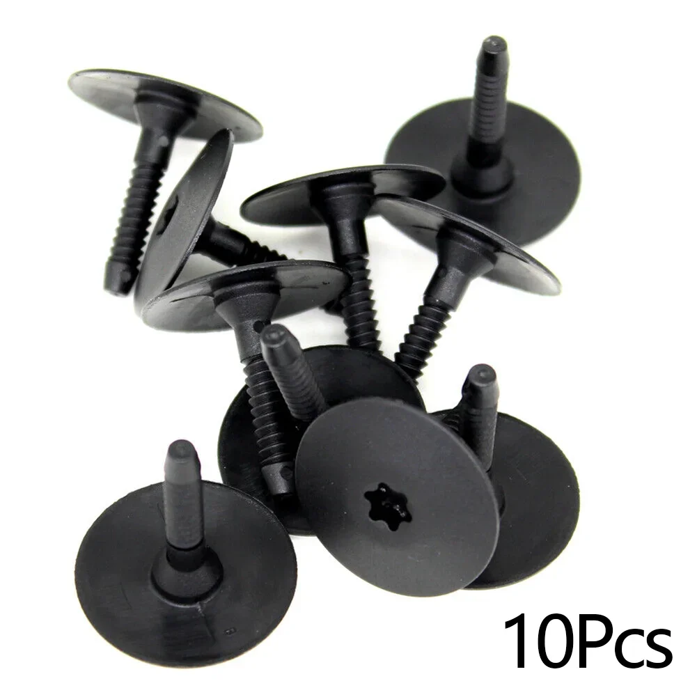 

10pcs Side Skirt & Undertray Plastic Screws Fasteners & Clips Suitable For BMW 3 Series 2012 #07147296886 Black Nylon Accessory