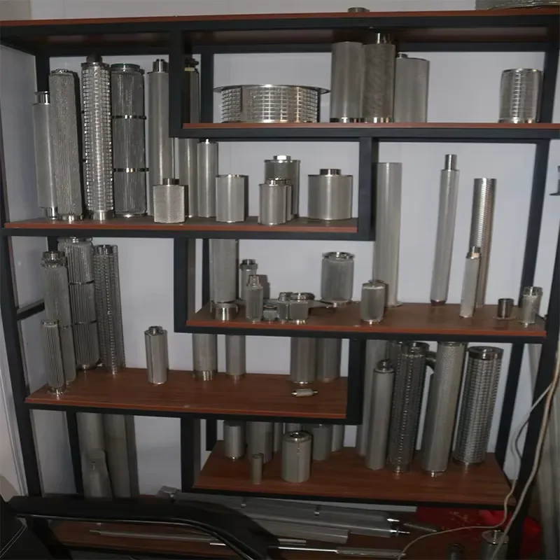 Customized Stainless Steel Parallel Filter Element 99.99% Filtration Efficiency Bolted Connection for Hydraulic Lubricating