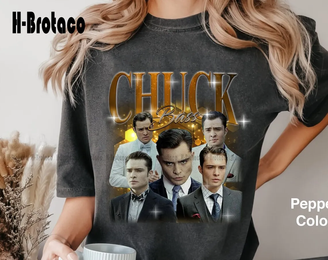 Retro Chuck Bass Shirt, Gossip Girl T-Shirt, Chuck Bass T-Shirt, Chuck Bass Funny Gift For Friends Tee