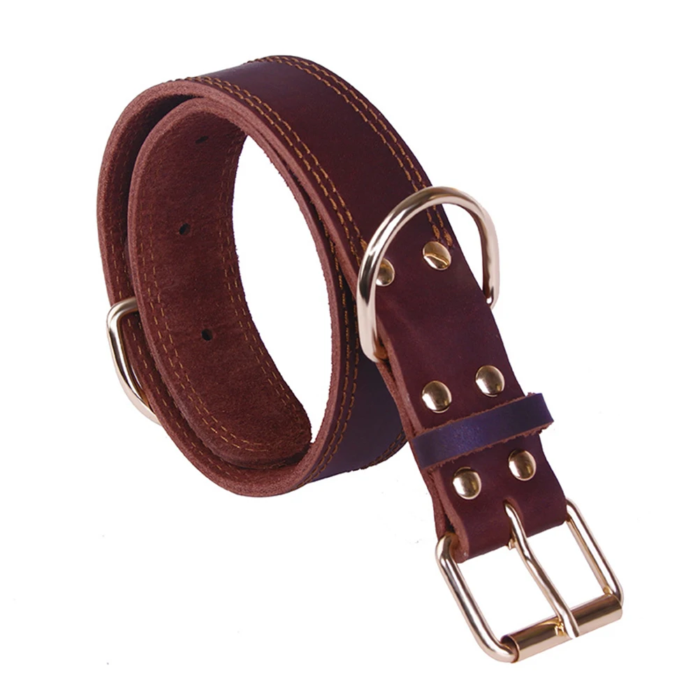 

Dog Collar for Large Dogs Brown Small Medium Large Durable Padded Comfortable Pet Supplies