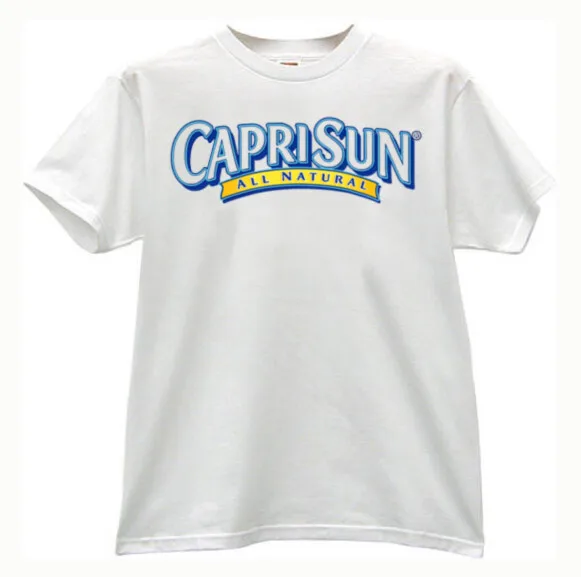 Camiseta de bebida de jugo de fruta Caprisun