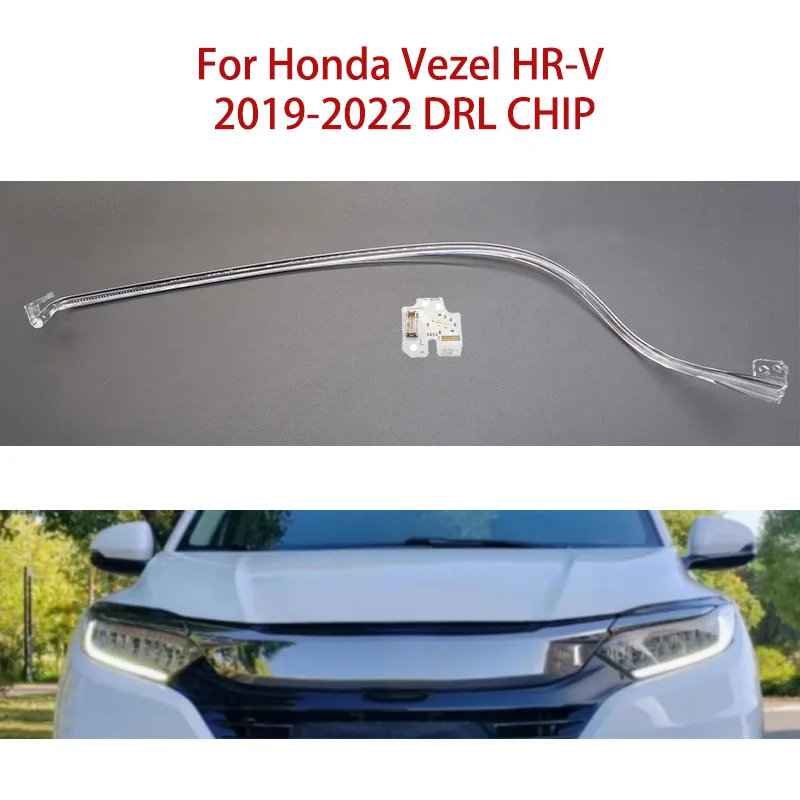

Чип-кабель, полоса белого света для Honda Vezel HR-V Angel Eye, автомобильные фары DRL CHIP, дневные ходовые огни, балласт 2019-2022