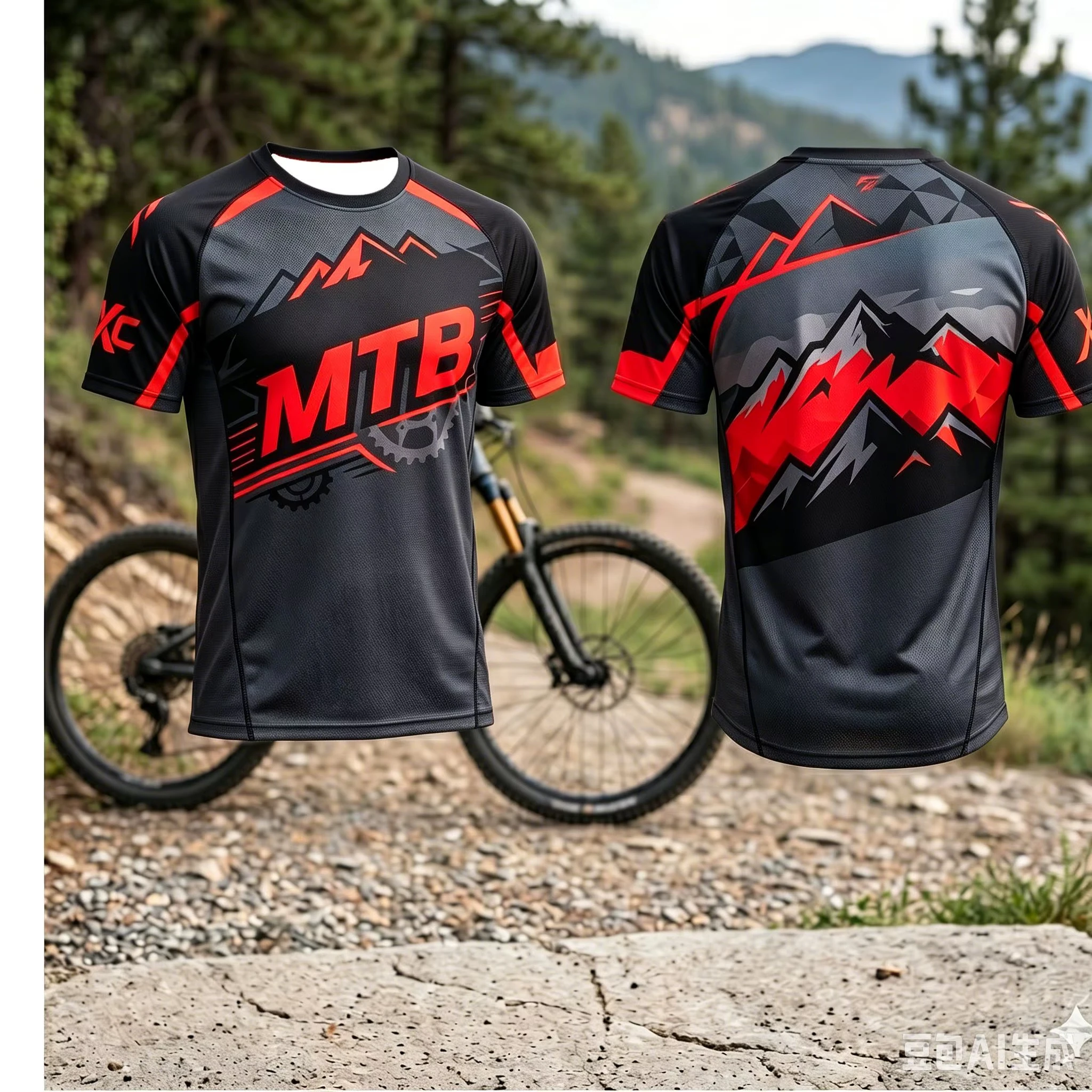 New Arrivals Unisex MTB Off‑Road Jersey Men Women Print Short‑Sleeve Tee Mountain Biking Sports Training Casual Outdoor Shirts