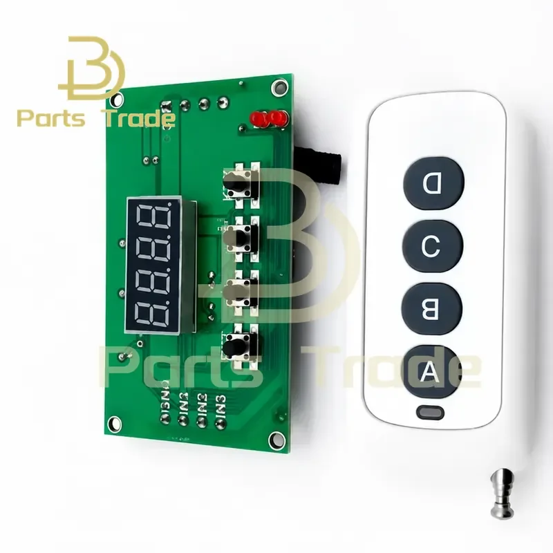 DC Motor Forward Reverse Drive Board Controller Embedded Module LED Display Speed Regulation Timing Limit Control Optional