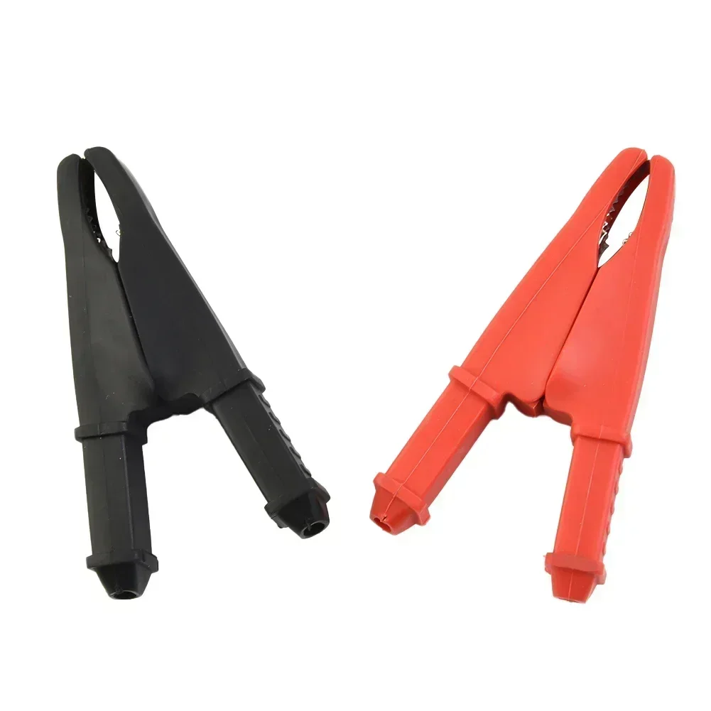 Car Battery Probes Clips Measurement & Inspection Insulated Clip Red Black 1000V 50A Copper