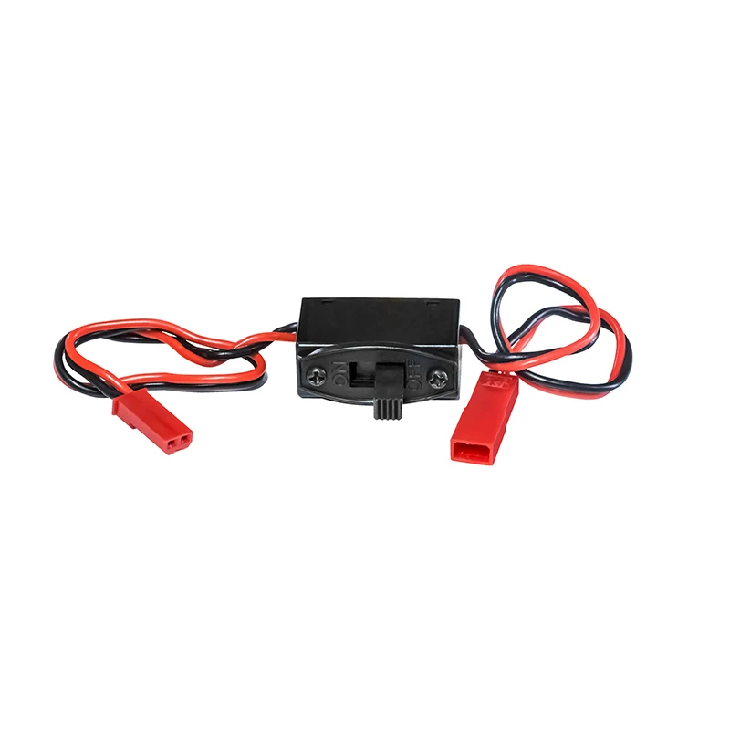 1/10 RC Car LED Light On/Off Power Switch JST BEC Switch Harness Kit  Connector for RC Car Boat Buggy 2 Pack