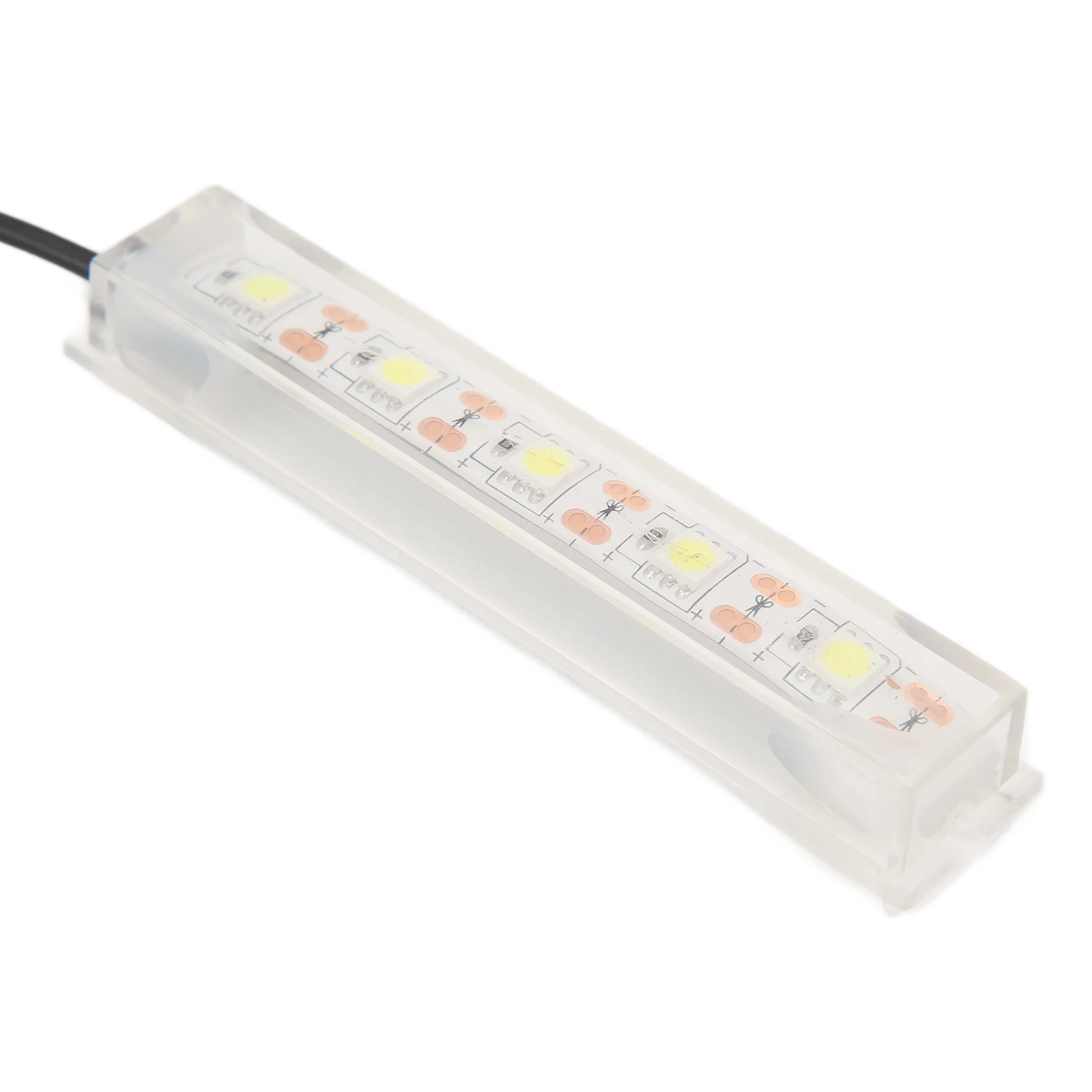 Aquarium Light Fish  Light Aquarium LED Light Small USB Betta Fish  White Light for Indoor Aquarium Plants