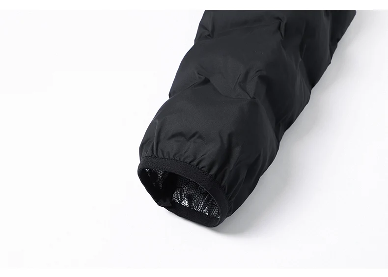 Pufferjacke für Herren, Graphen-Wärmejacke für den Winter, Outdoor-Winddichte Oberbekleidung, Lässige Gesteppte Jacke, Verdickte Stehkragen-Jacke – Detail 13