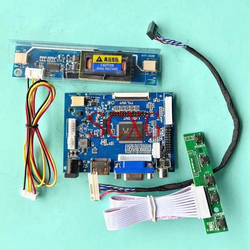 

For LTN154AT08 QD15TL08 Laptop Display Screen Controller Board AV VGA HDMI-Compatible 2CCFL 15.4" 1280*800 DIY Kit LVDS 30 Pin