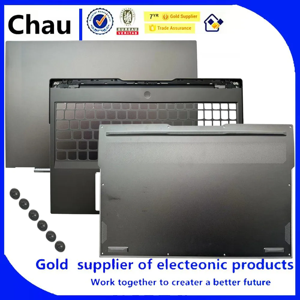 

New For Chau Y9000X Y9000K Y740S-15 Laptop LCD Back Cover/Upper Case Palmrest /Bottom Base Cover AM2RY000100 AM2RY000C00