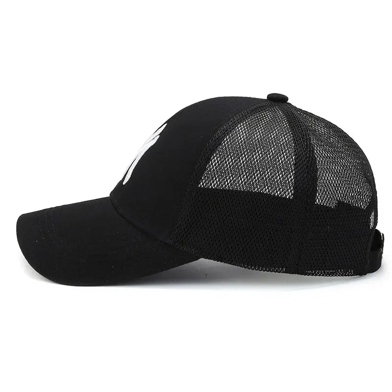 Spring And Summer New Hat Men\'s Summer Mesh Shade Baseball Cap Tennis Hat Outdoor Casual Sun Hat Korean Breathable Cap