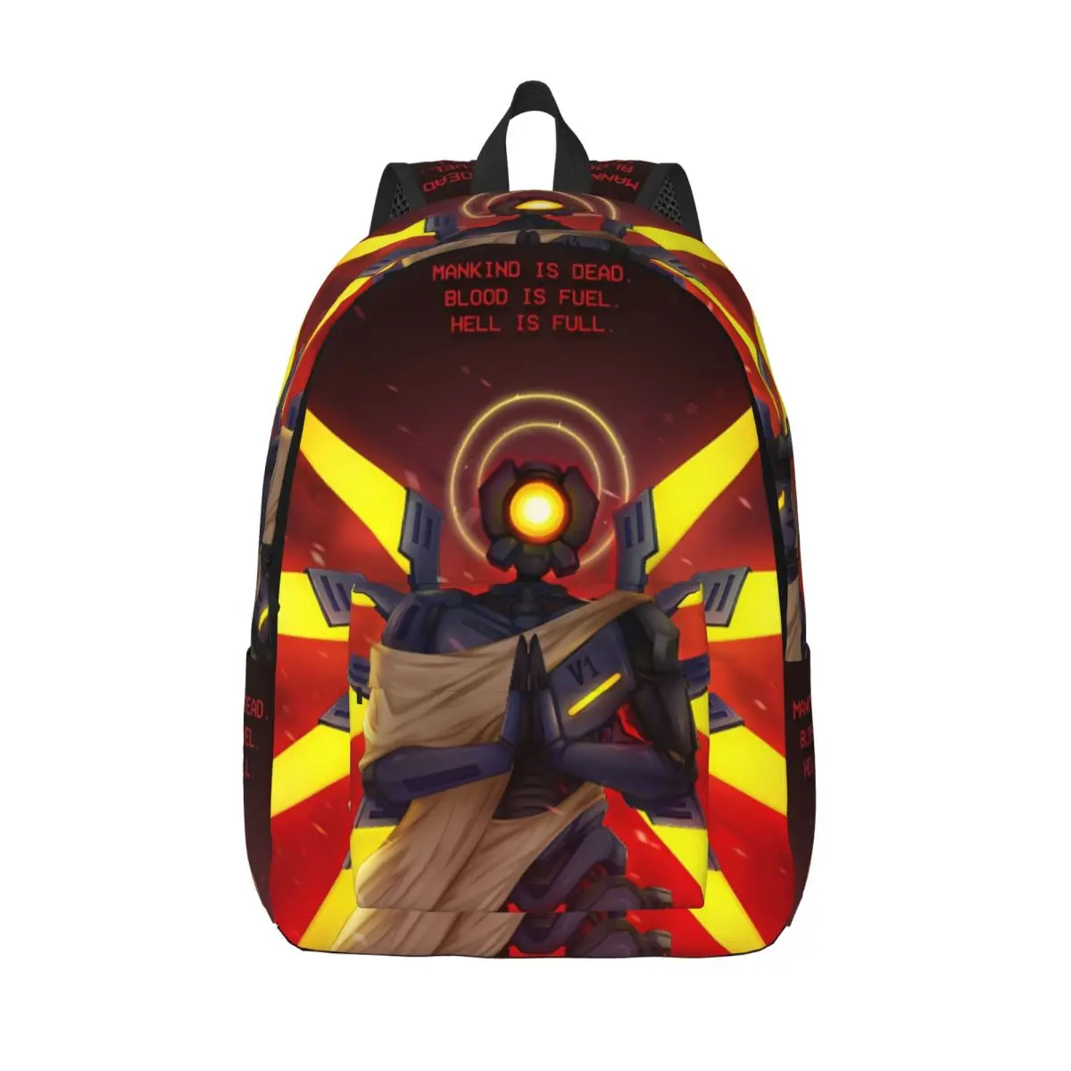 

Ultrakill V1 V2 Рюкзак для стрельбы для мужчин и женщин Крутой школьный рюкзак для работы Hell is Полная сумка для ноутбука на открытом воздухе