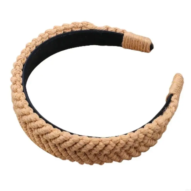 Bohemian Turban Hair Hoop For Women Wide Hairband Bohemian Braided Headband