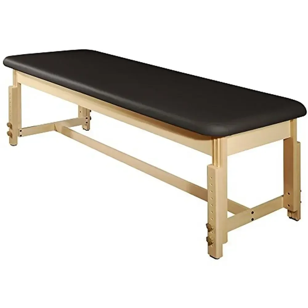 

Adjustable Wood Treatment Table with High Density Hard Foam Top European Beech Legs Dura Seal Finish 1000lbs Capacity