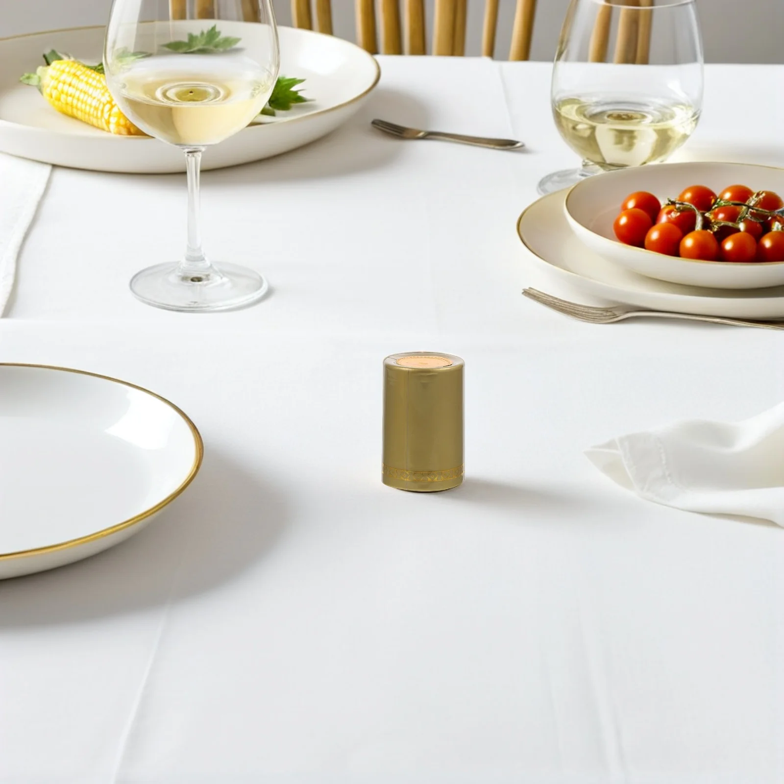 

150Pcs Wine Bottle Sealing Capsules Heat Shrink PVC Caps Easy Install Remove for Home Cellar Bars Gold Bottle Wrap