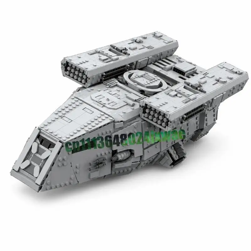 4725Pcs Sci Fi Heavy Duty Interstellar Troop Carrier Moc Robust Armored Structure Model Custom Creative Assembly Blocks Toy Gift