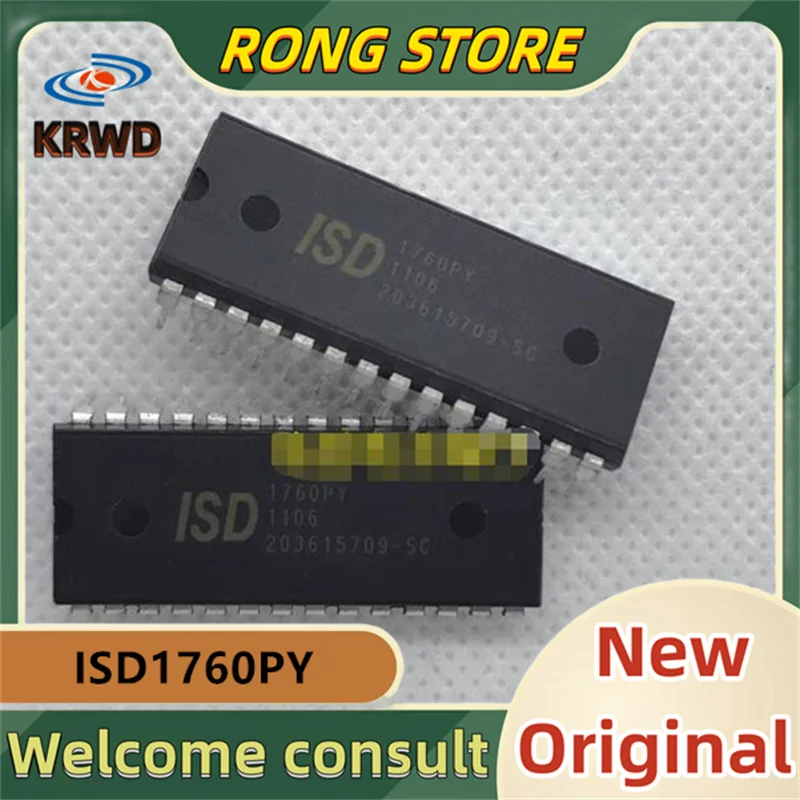 

2PCS 1760PY New and Original ISD1760PY ISD1760 DIP28