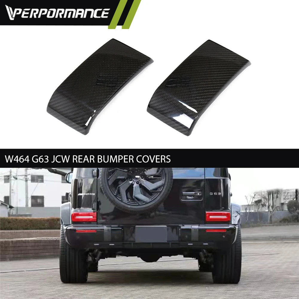 

2019y+ New G Class W464 G63 Rear Bumper Covers Dry Carbon Fiber Exterior Auto Facelift Accessory JCW Style Tail Bumper Cover