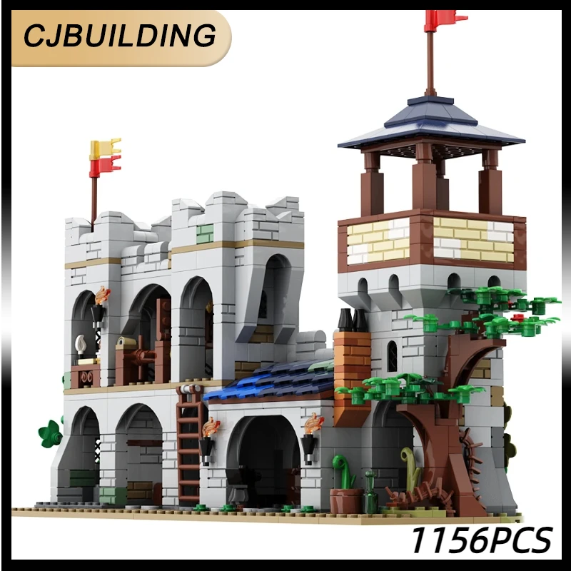 

Gobricks Medieval Architecture Lion Castle Building Block set Imperial Castle Education Brick Toys Collector Gifts