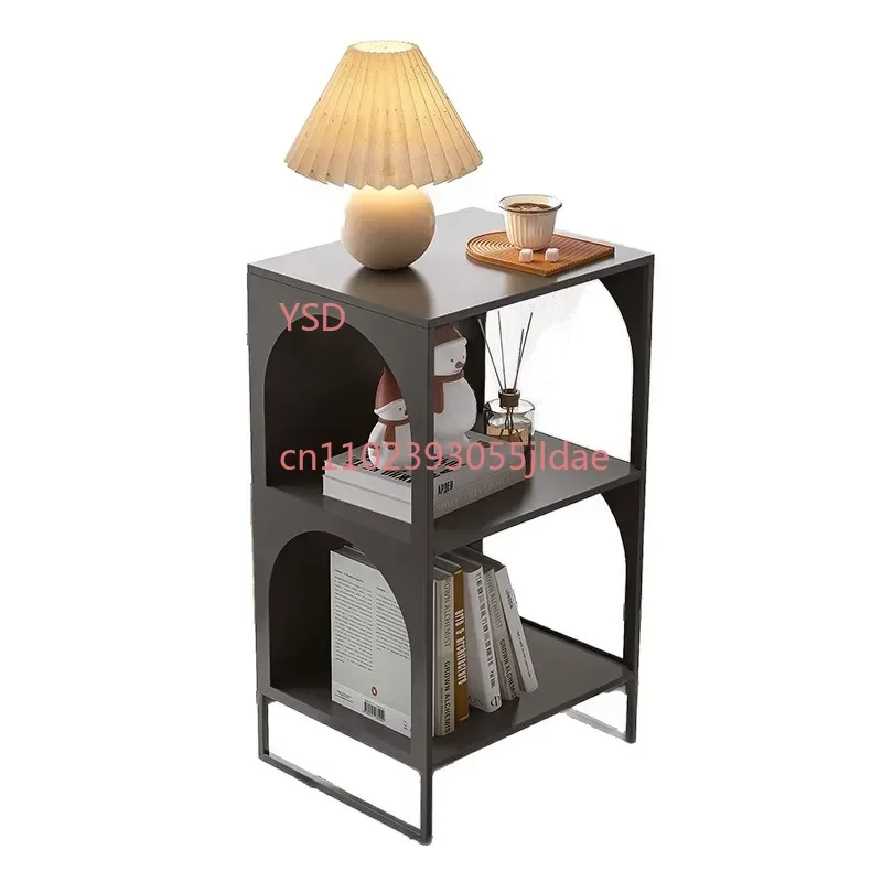 

Nordic Side Console Table - Storage Rack Organizer, Iron Shelf for Bookshelf Decor, Living Room Furniture