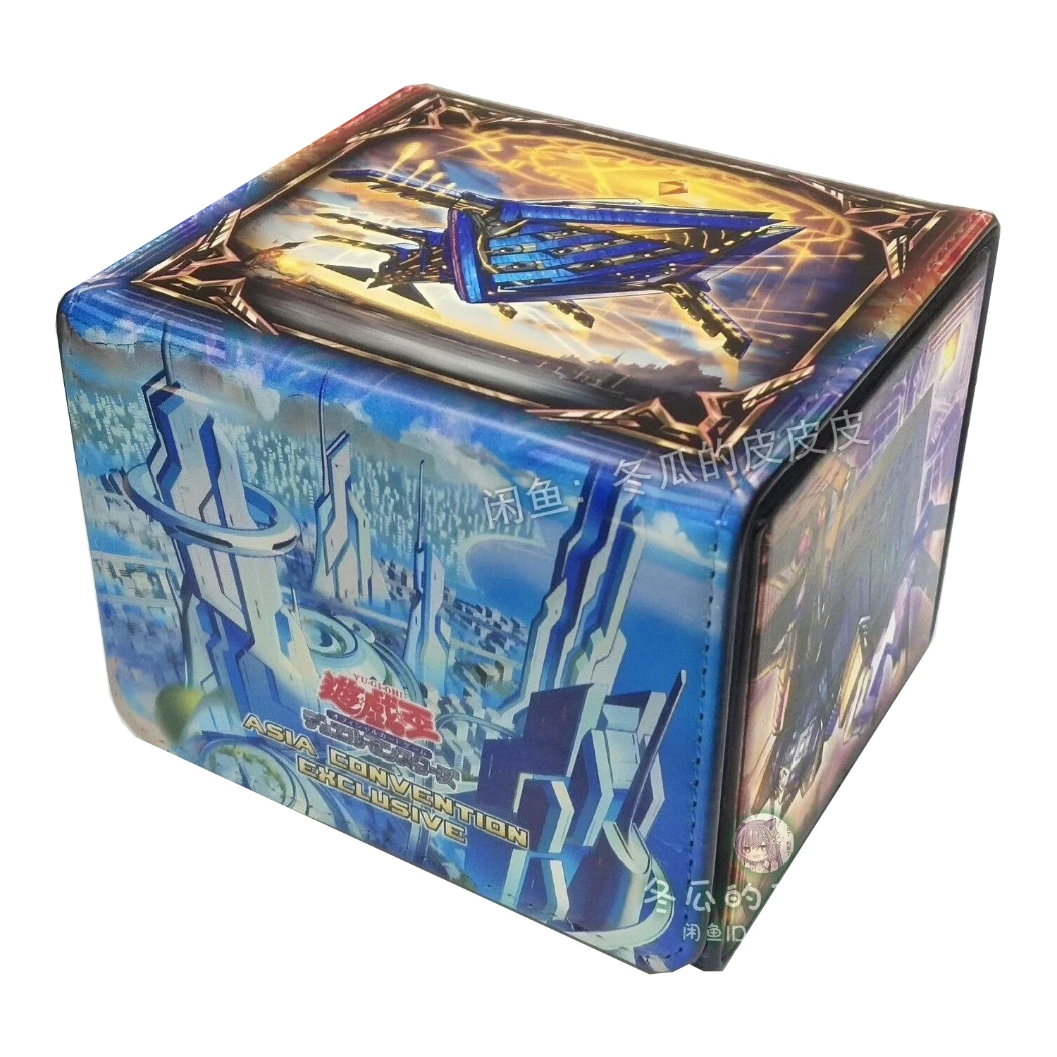 

Diy Self Made Yu-Gi-Oh! Enneacraft Card Storage Box Ygo Enneacraft High-End Leather Magnetic Card Box Anime Cards Gift Toys