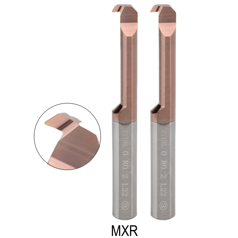 MXR 4/5/6R0.1/0.15/0.2 Fresa chata para usinagem de cortador de carboneto de tungstênio Fresa de topo