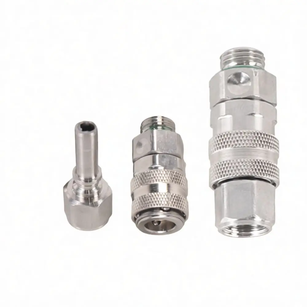 Durable Stainless Steel Quick Connect Fitting For Agricultural Spray Hose Anti Winding Straight Flow Pipe Adapter