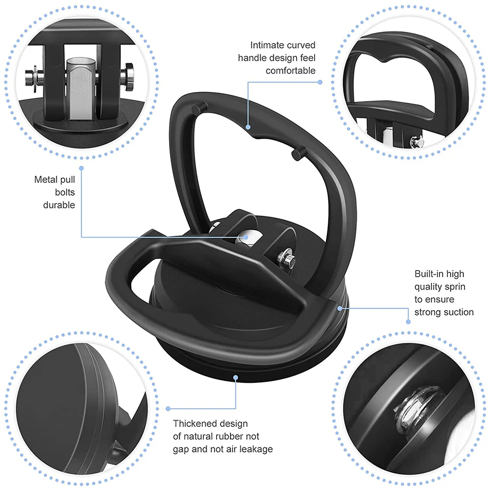 Extractor de abolladuras de coche, herramienta de reparación de carrocería, ventosa fuerte, accesorios de reparación