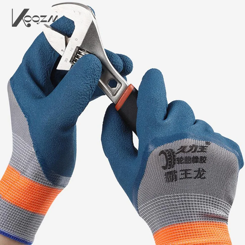 

1 Pair Wear-resistant Non-slip Work Gloves Auto Repair Workshop Protection Labor Protection Gloves Tire Rubber Gloves