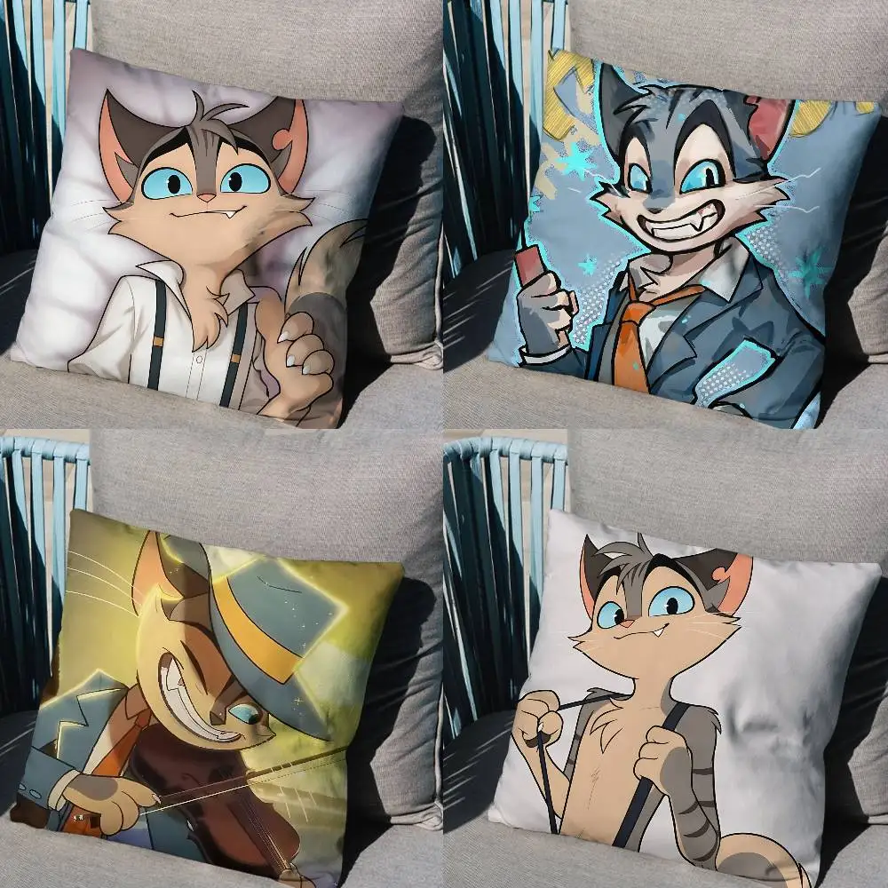 

cute Lackadaisy Rocky Pillow Case Sofa Living Room Bedroom Headboard Backrest Cushion Square Cushion Nap Time
