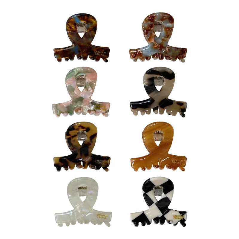 

Korean FRANCE Half Hair Clip, Bang Clip, French Cross Small Princess Hair Grab Clip