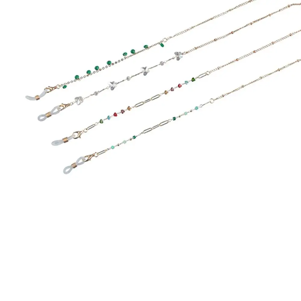 الرقبة الرقبة حزام سلسلة سلسلة معدنية معلقة سلسلة قناع الحبل النظارات الشمسية سلاسل مشهد الحبل قناع سلسلة سلسلة النظارة المعدنية #3