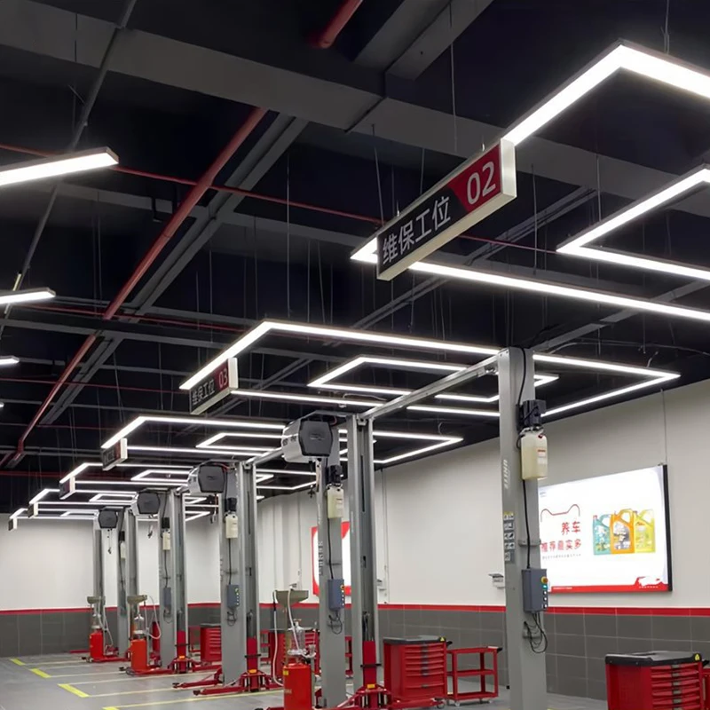 Autoreparatiefabriek Plafondlamp 100V-240V LED voor auto Schoonheidssalon Kantoorwerkplaats Auto Filmwinkel Supermarkt Detailverlichting