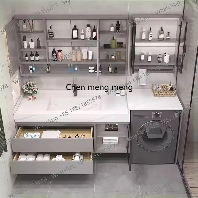 

Luxury Bathroom Cabinet Organizer Insert Drawer Shelf Wall Mirrors Fix Rack Sink Shelves Furniture for Bathroom Storage
