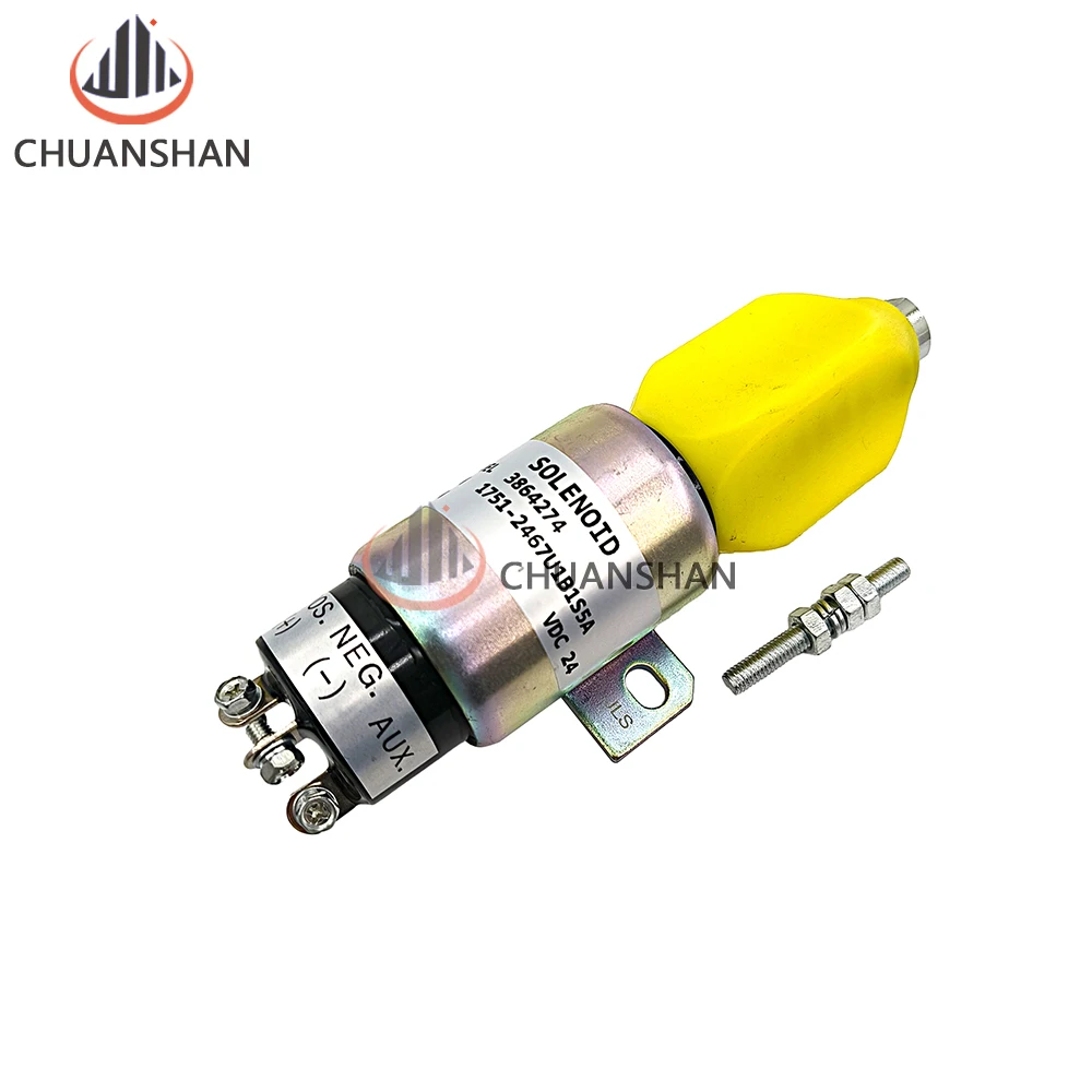 1751-2467U1B1S5A 24V R225-7 150E320BC/S6K Flameout Solenoid Valve Switch 1751-2467U1B1S5A 24V