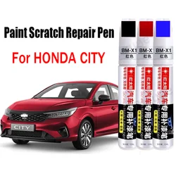 Stylo de réparation de rayures de peinture de voiture, stylo de retouche pour Honda City, accessoires de dissolvant de rayures de peinture, blanc, noir, rouge, bleu