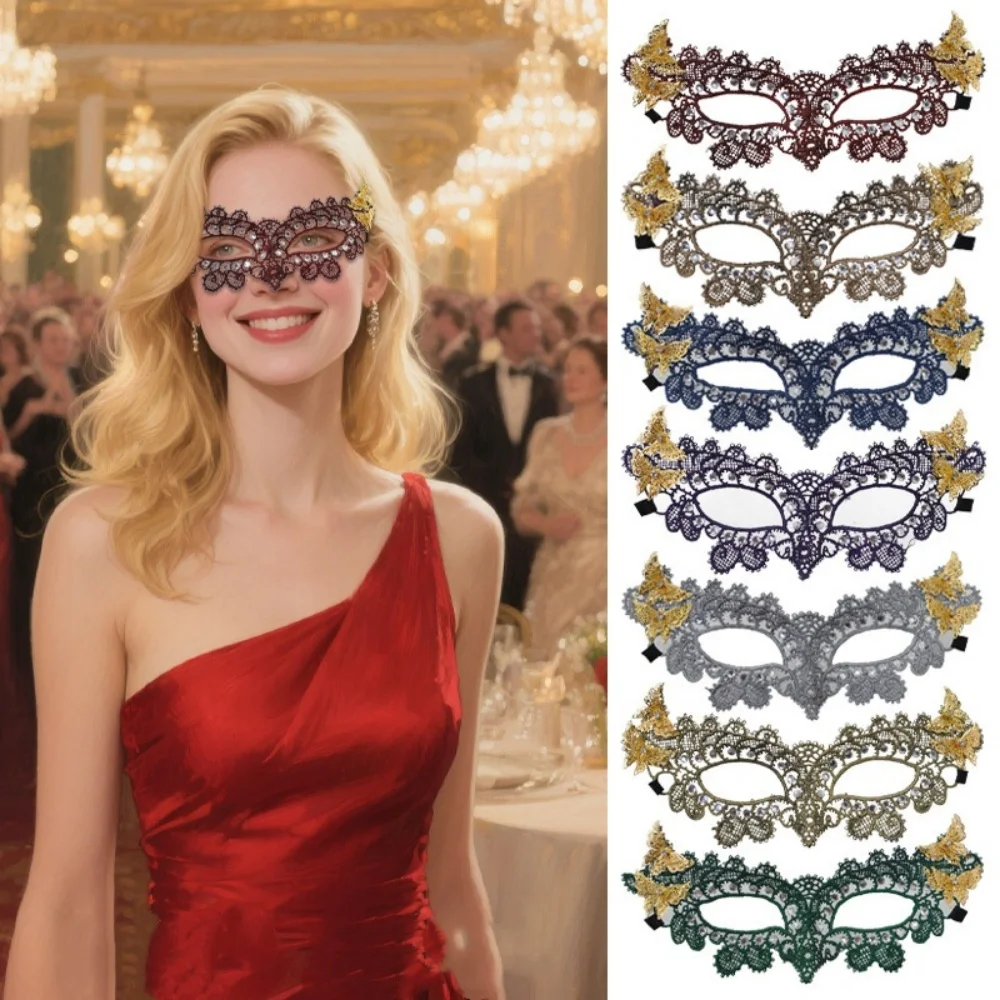 قناع عين الماس مريح للهالوين قناع تنكر من الدانتيل قناع حفلة مثير للكرات التنكرية والحفلات التنكرية #4