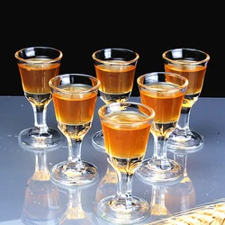 12pcs/6pcs Shot Glass Wine Dispenser 10ml Small Capacity Transparent Cups Exquisite Baijiu Glass Wholesale Goblet Spirits Cups